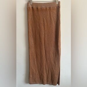 Free People Long Skirt  Size S/M Color TAN
